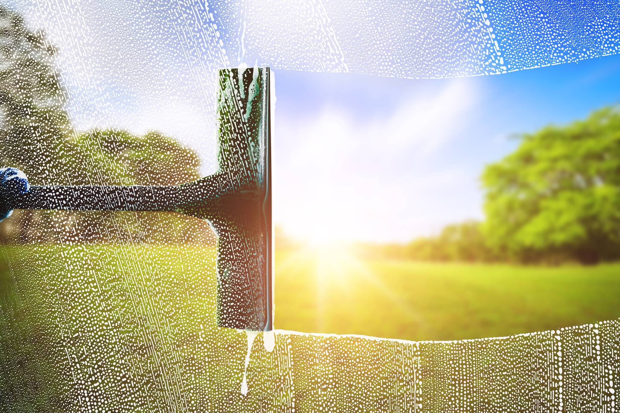 Window cleaner for washing